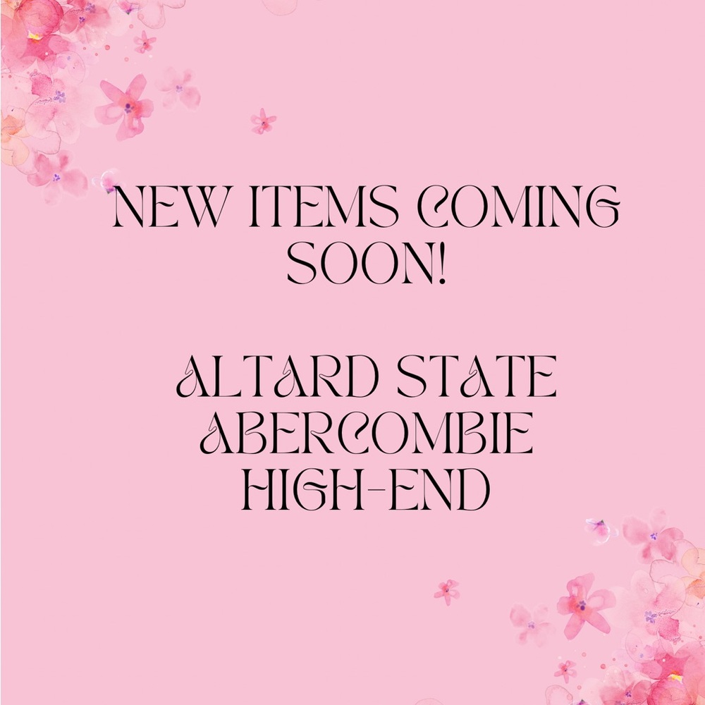 Pink Floral Announcement Poster